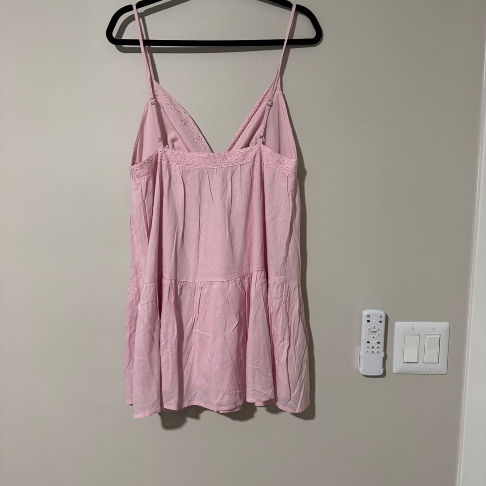 Princess Polly Nicoletta Mini Dress Light Pink Size 8 - Picture 7 of 8
